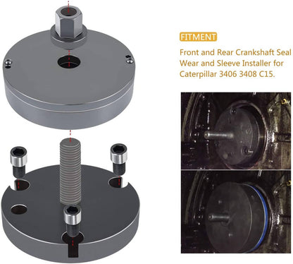 Solid Spare For CAT 3406 3408 C-15 Diesel Front & Rear Crankshaft Seal/Wear Sleeve Installer