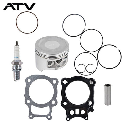 Solidspare Piston Rings Gasket Kit Spark Plug 2000-2006 for Honda Rancher TRX350