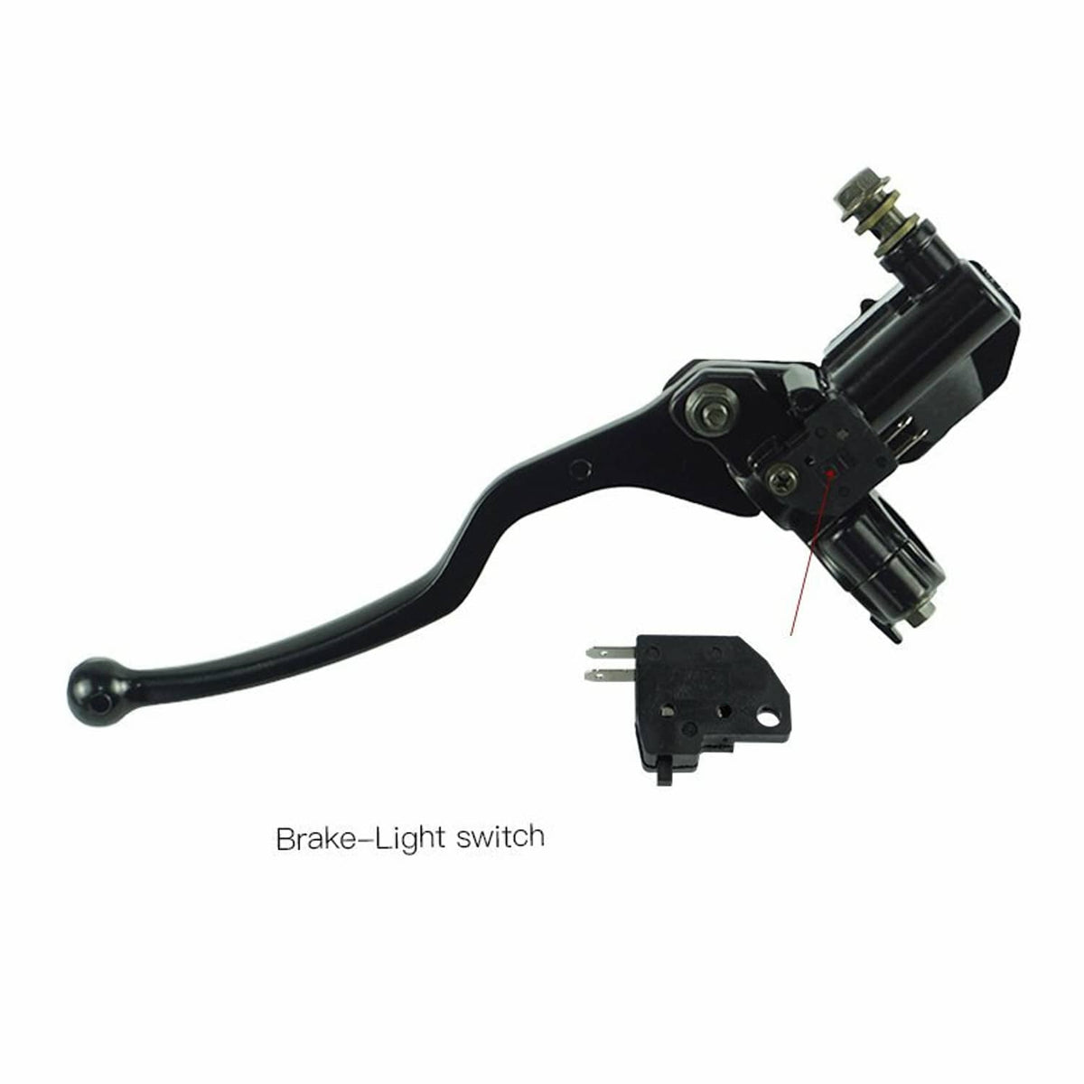 Solidspare Handlebar Brake Master Cylinder Clutch Lever for Suzuki GN125 GN250 GSX250