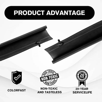 Solidspare Front & Rear Lower Door Weather Strip Seal For 99-16 Ford F250 F350 Crew Cab