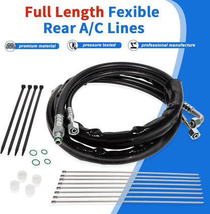 Solidspare C4677 Rear Aux AC Lines Replacement for Caravan & Town and Country 2008-2011