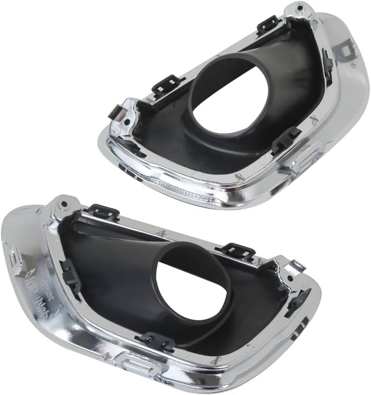 Solid Spare 1Pair Fog Light Lamp Bezel Bumper Trim Cover For 2014-16 Jeep Grand Cherokee