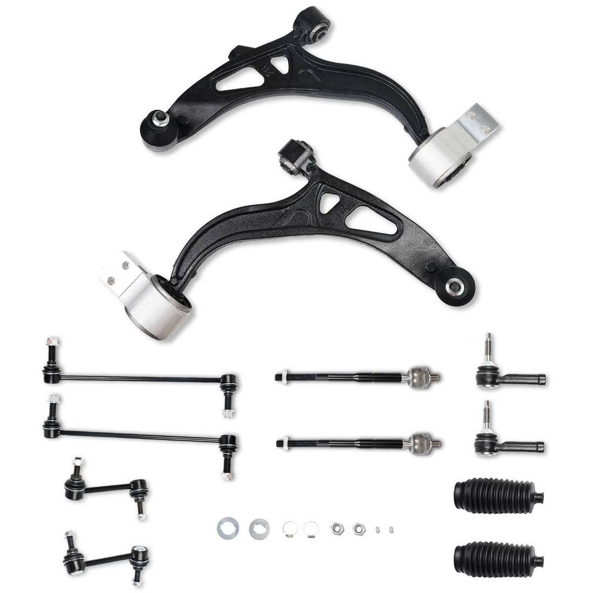 Solidspare 12x Front Lower Control Arm Ball Joint Tie Rod End For 2011-2017 Ford Explorer