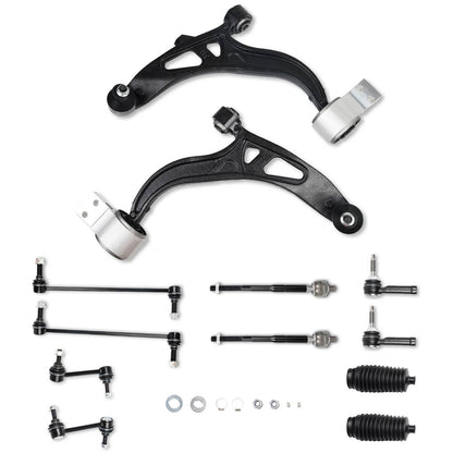 Solidspare 12x Front Lower Control Arm Ball Joint Tie Rod End For 2011-2017 Ford Explorer
