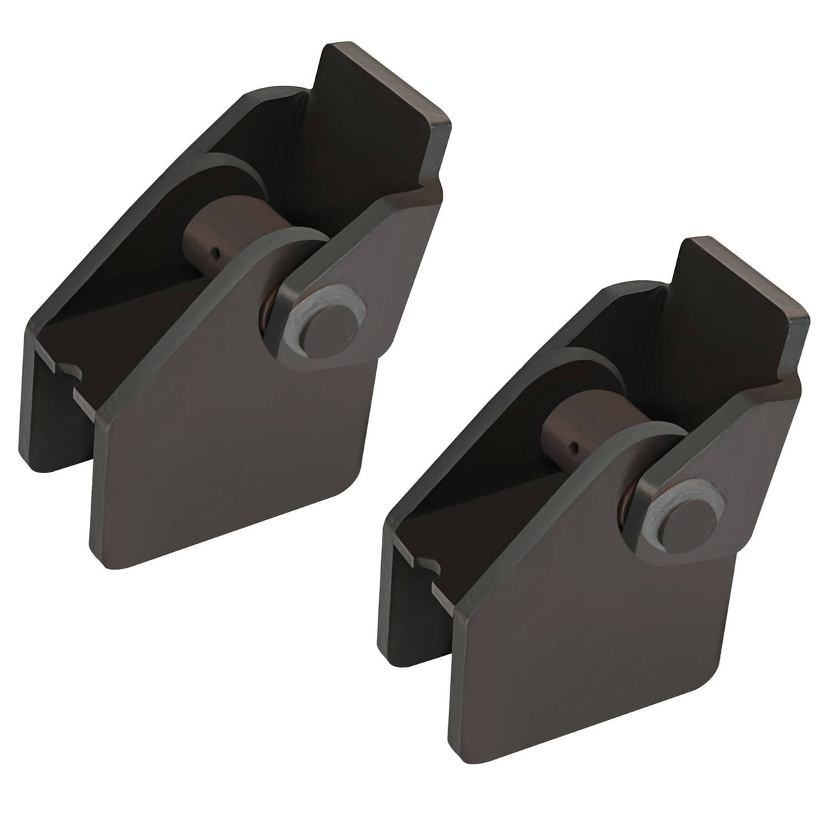Solidspare (2) Weld-on Dump Truck Trailer Hinge Heavy Duty Steel Fit 2" Rectangular Tube