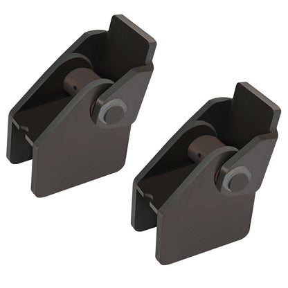 Solidspare (2) Weld-on Dump Truck Trailer Hinge Heavy Duty Steel Fit 2" Rectangular Tube