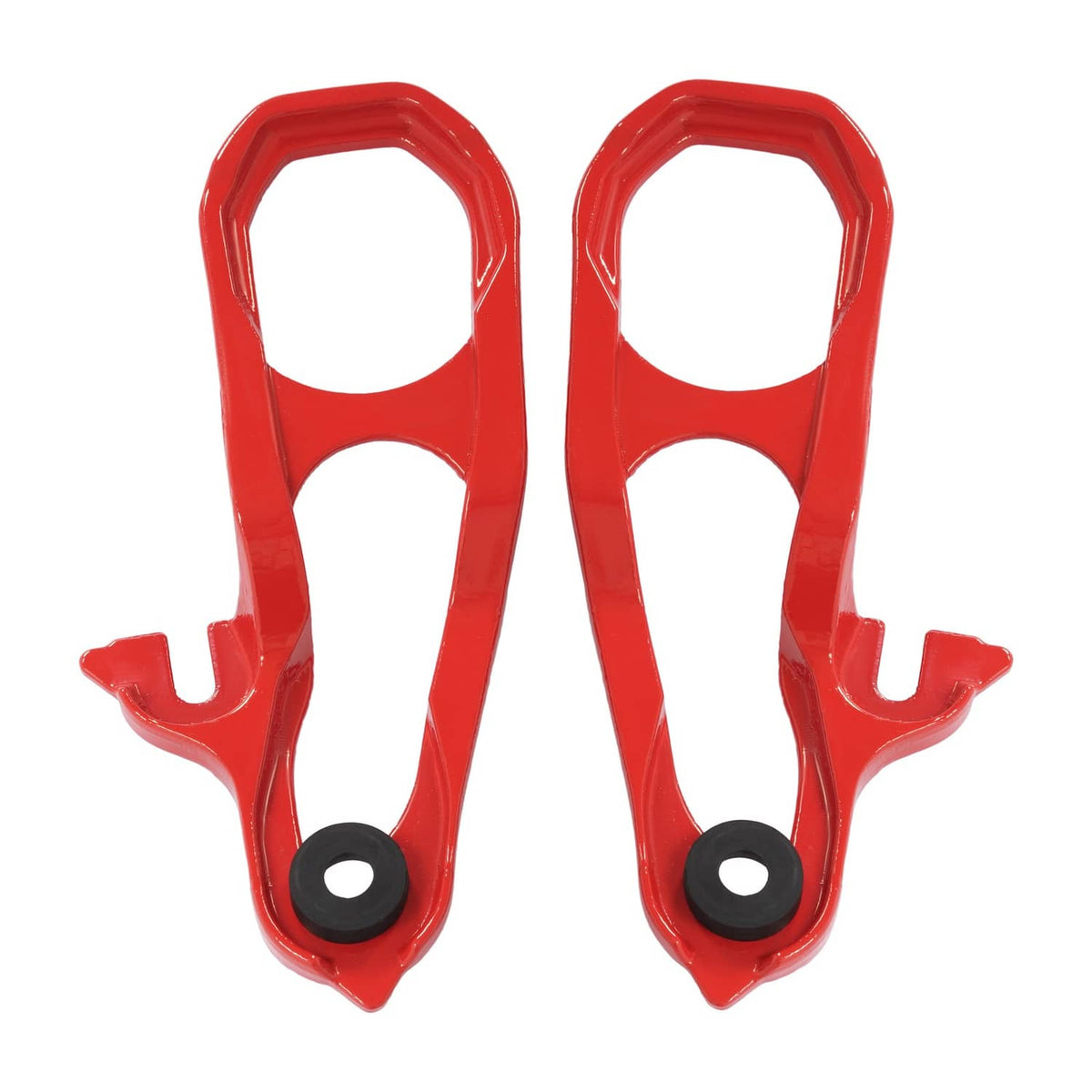Solid Spare Front Heavy Duty Tow Hook Kits w/ Frame For Ram 1500 DT 2019-2024 Red Steel New