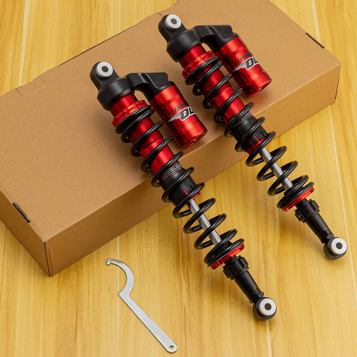 Solidspare 420MM UPGRADED REAR AIR SHOCKS ABSORBER SET FOR POLARIS RZR 170 2009-2021 NEW