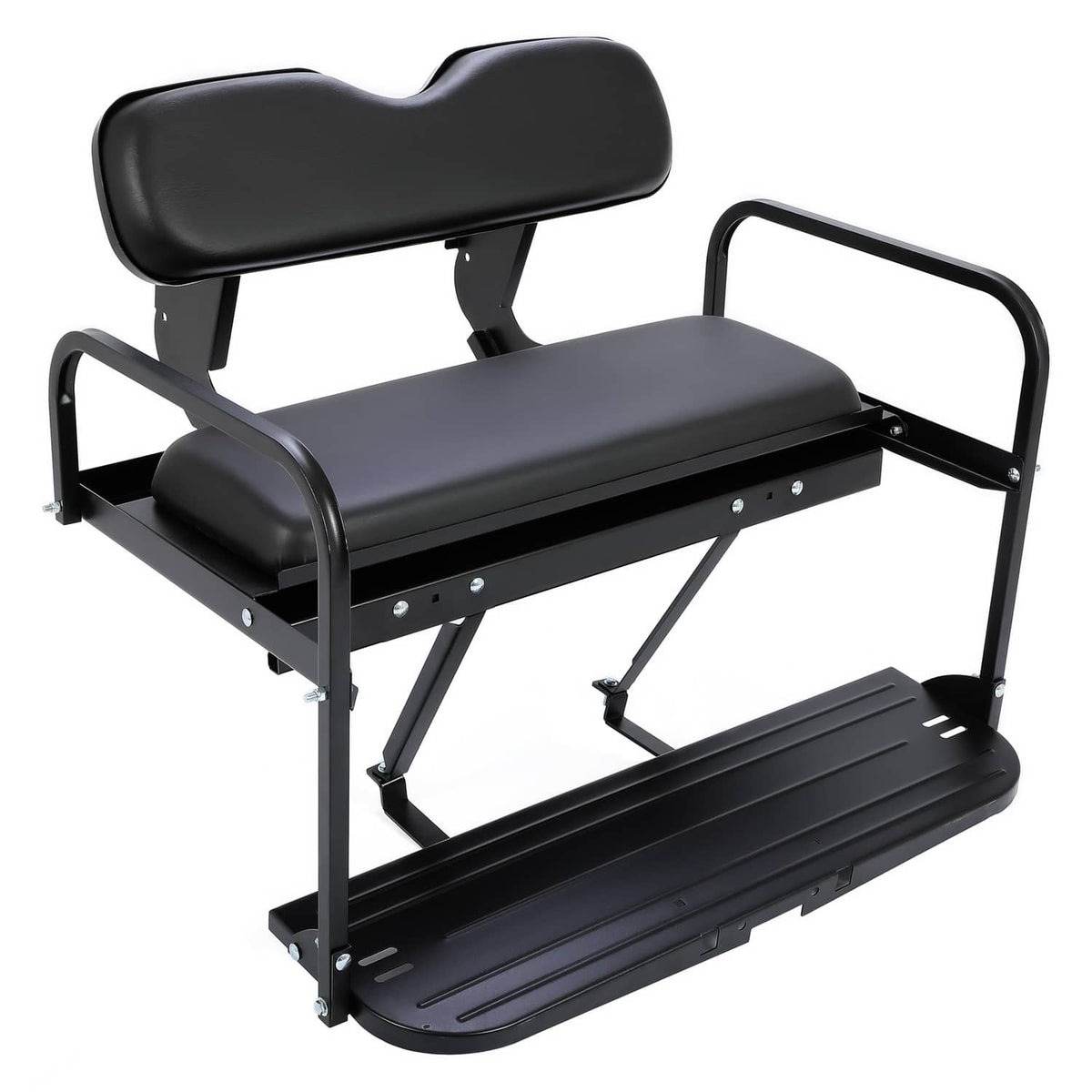 Solidspare For Yamaha G14-G22 Golf Cart Rear Seat Kit For G16 G19 G20 G21 Black Cushion