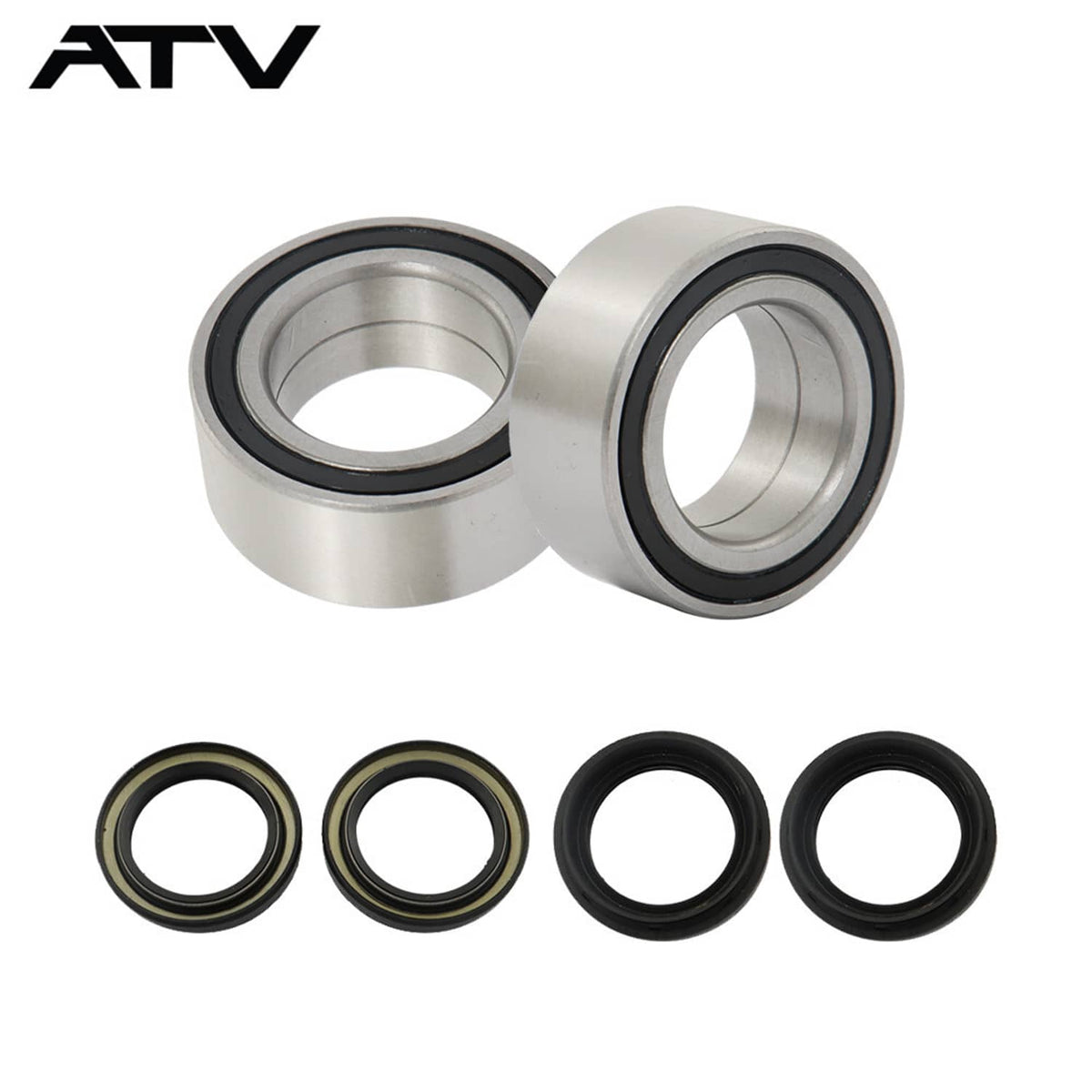 Solidspare Both Front Wheel Bearing Seal Kits For Honda Rancher 350 4x4 & Rancher 400 4x4