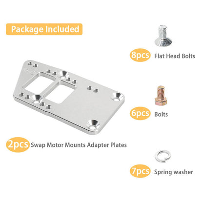 Solidspare For LS Engine Motor Mounts LS Swap Kit LS Conversion Adapter Plates LS1 LS3 LS2
