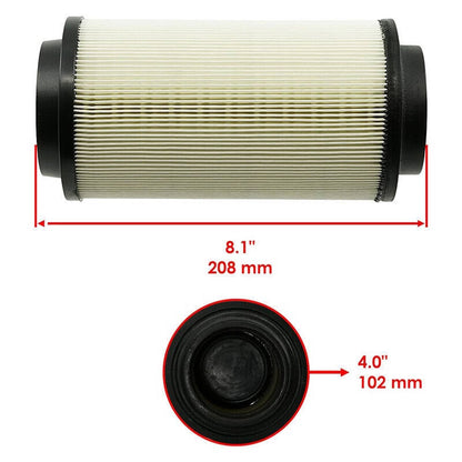 Solidspare Air Filter w/ Prefilter Intake Air Sleeve For 2000-2013 Polaris Sportsman XP 500