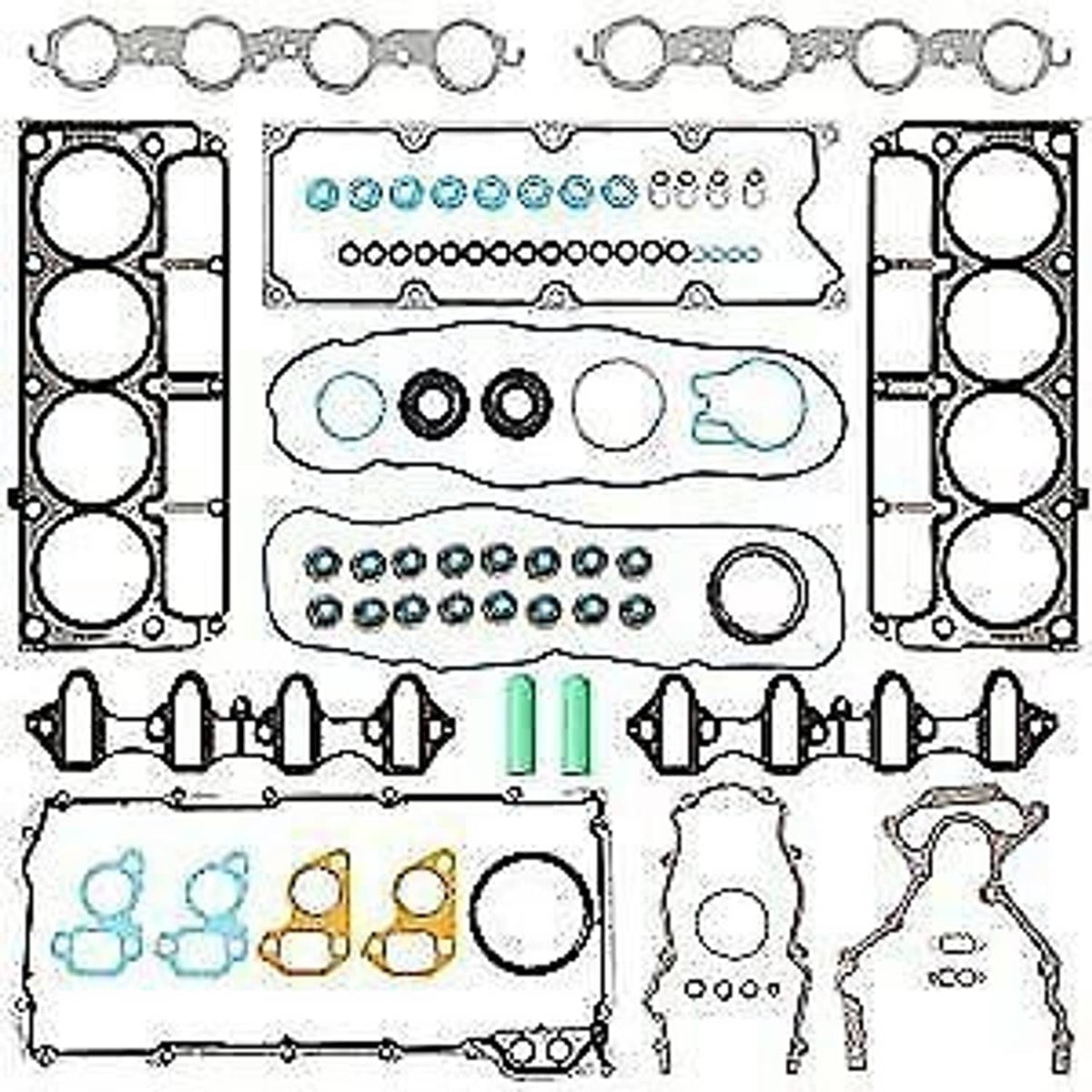 Solidspare Cylinder Head Gasket For 2002-2008 Chevy Avalanche Express Silverado LS 4.8/5.3L