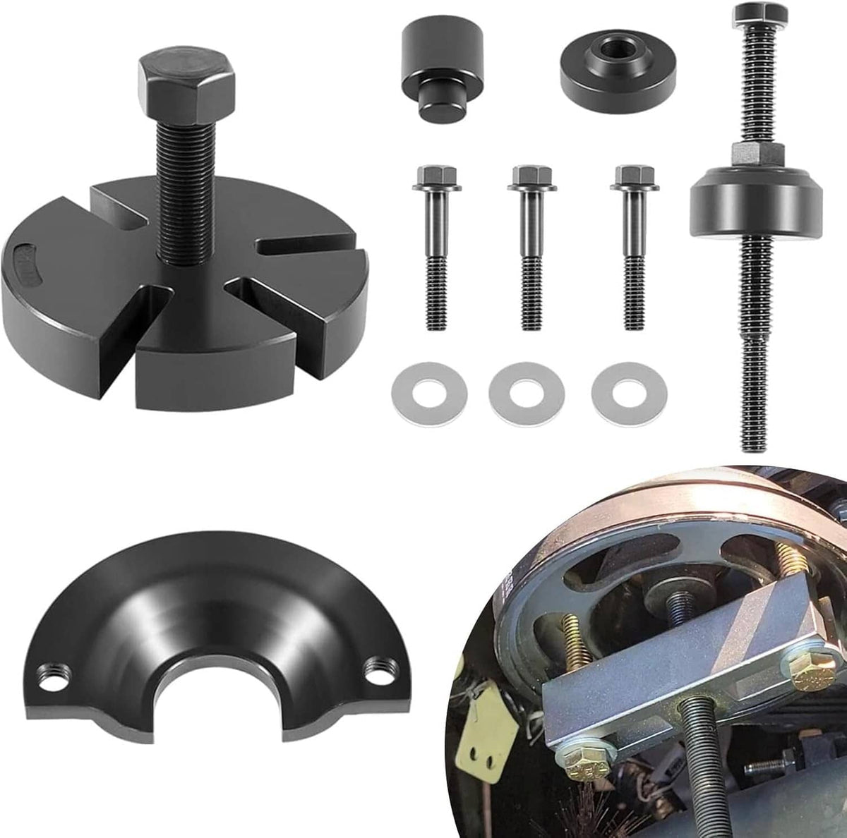 Solid Spare for Ford/Mercury Water Pump Pulley Removal Tool 303-S455 303-009 211-185