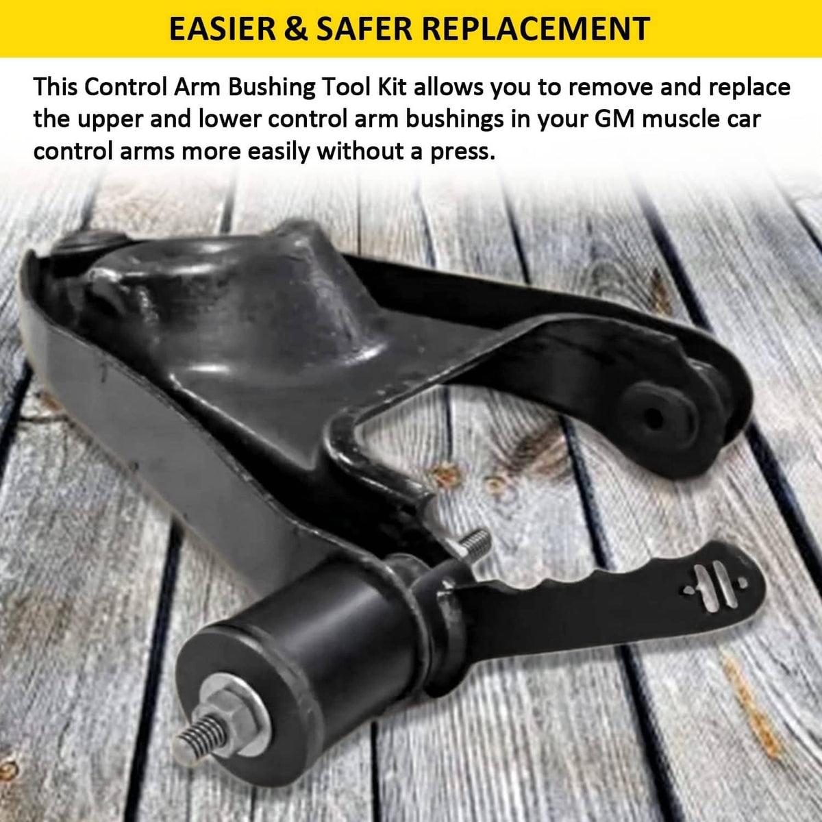 Solid Spare Upper Lower Control Arm Bushing Removal Install Tool 85000009 for GM A/F/G-Body