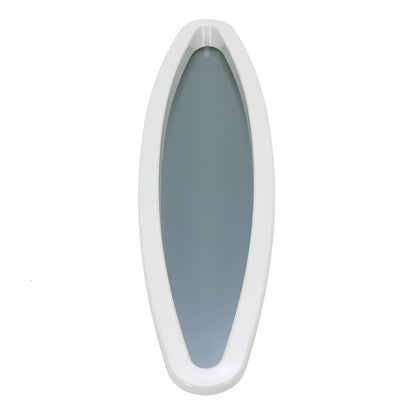 Solidspare Port Hole Bow Oval Window with Outer Ring For Sea Ray Boat 2004 & 2007