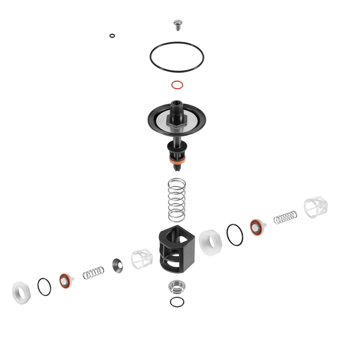 Solidspare 0887793 887793 RK 009M2-T Replace for Watts 009M2 1" Total Repair Kit for LF009