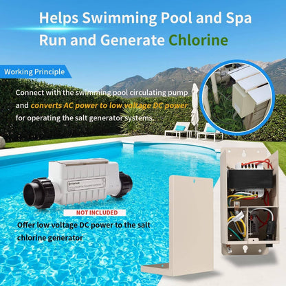 Solid Spare 520556 Power Center For Pentair IntelliChlor IC20 IC40 IC60 Chlorine Generator