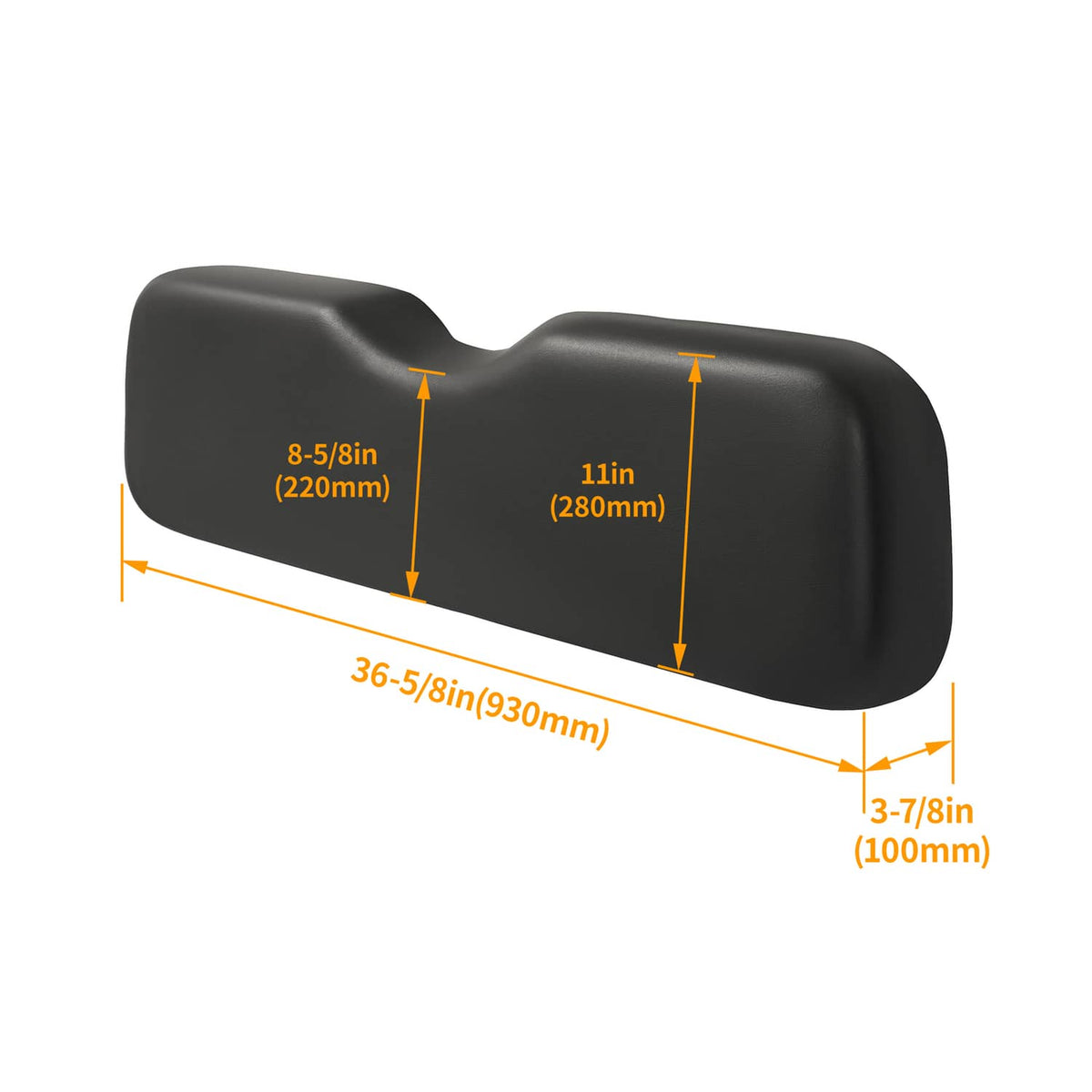 Solidspare Front Golf Cart Seat Back Backrest Cushion Assembly For EZGO RXV 2008-up Models