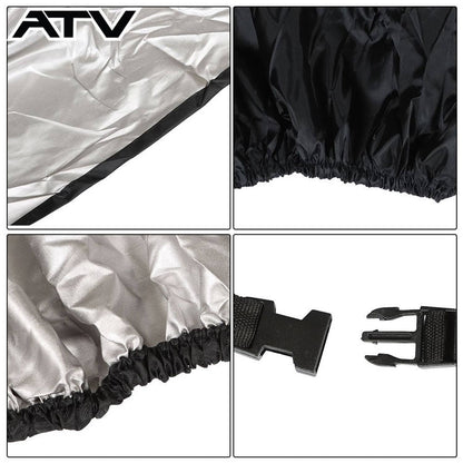 Solidspare Vehicle Storage Cover Waterproof For Kawasaki Mule 4000 4010 Trans SE Black