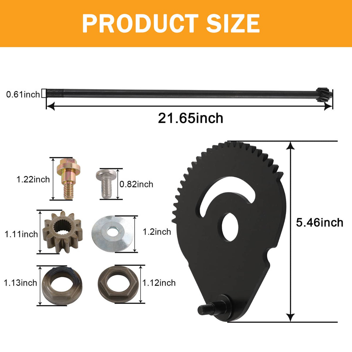 Solidspare 753-04517 738-0887 738-0919A 738-0919 938-05078 617-04094 Steering Shaft For MTD