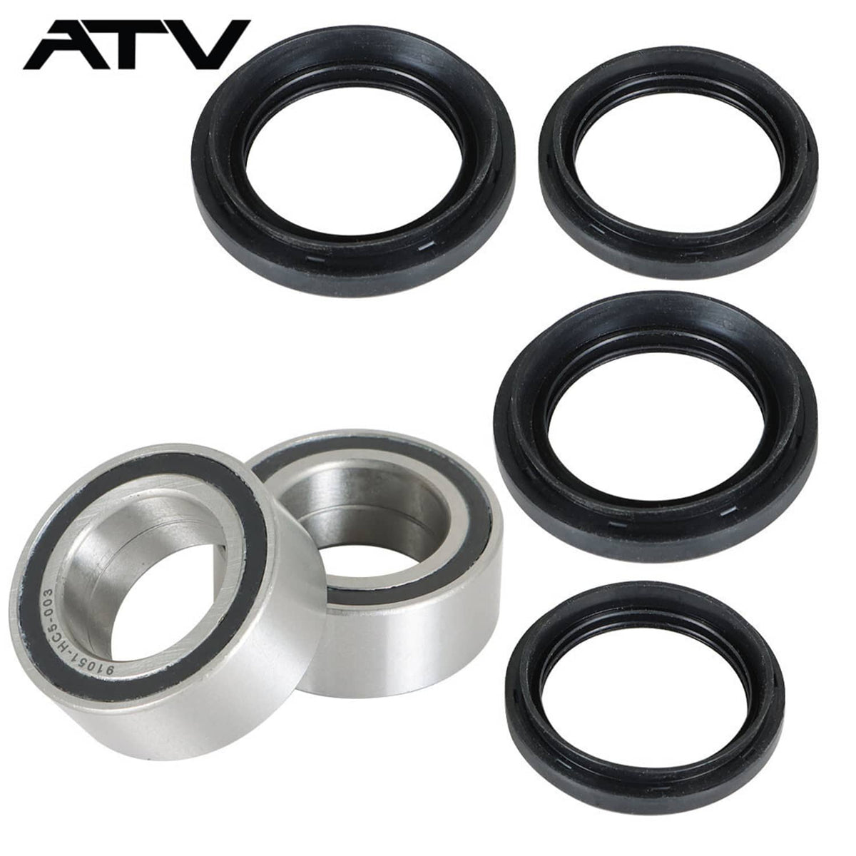Solidspare For Honda TRX300FW Fourtrax 4x4 Both Front Wheel Bearing Seal Kits 1988-2000