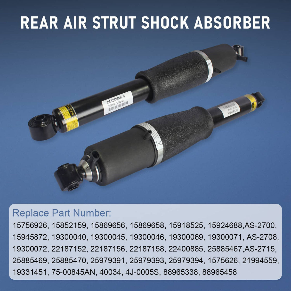 Solidspare Air Shocks Struts & Compressor Fit Cadillac Escalade Suburban Yukon Front & Rear