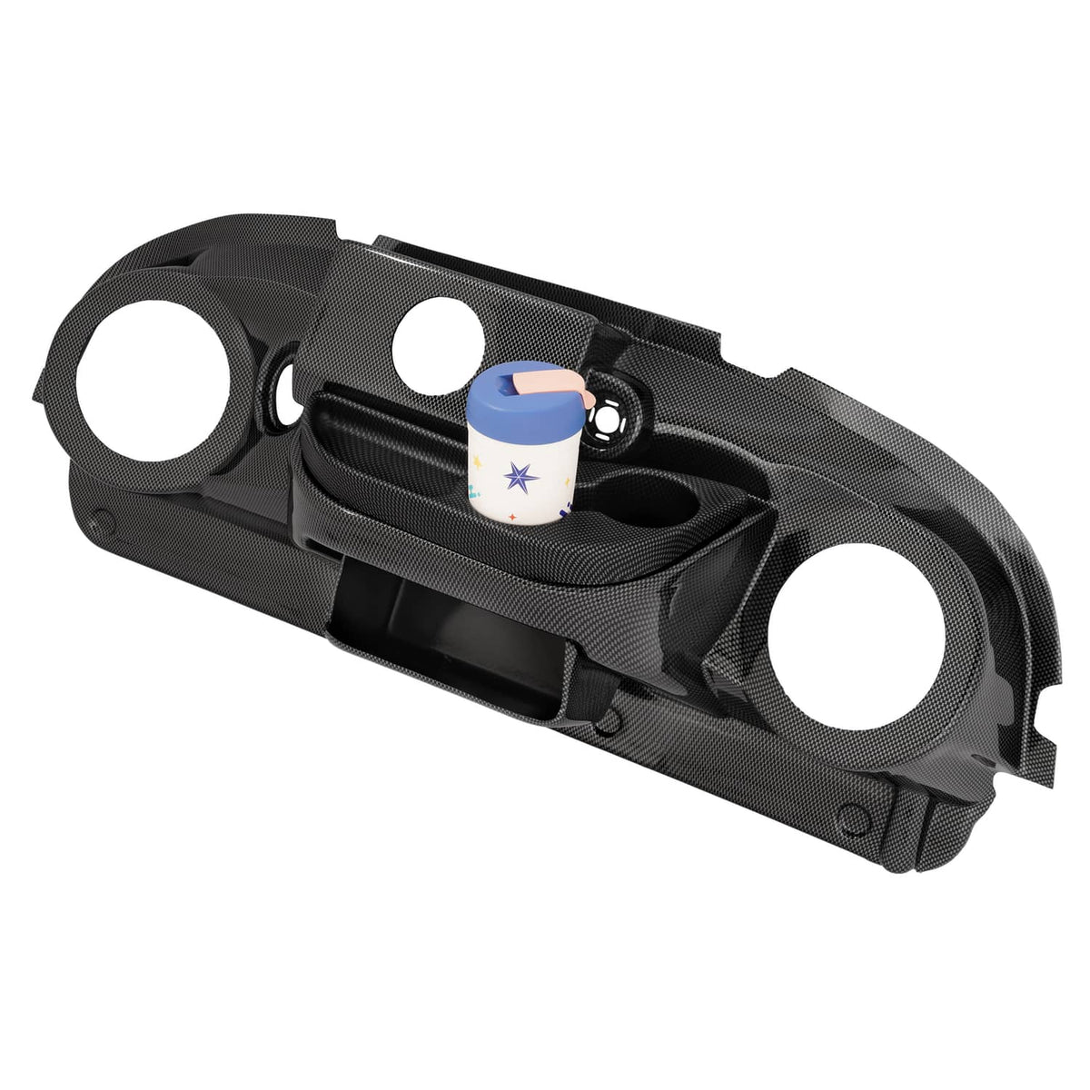 Solidspare Carbon Fiber Style Golf Cart Dashboard Cover For Club Car Precedent Radio Dash