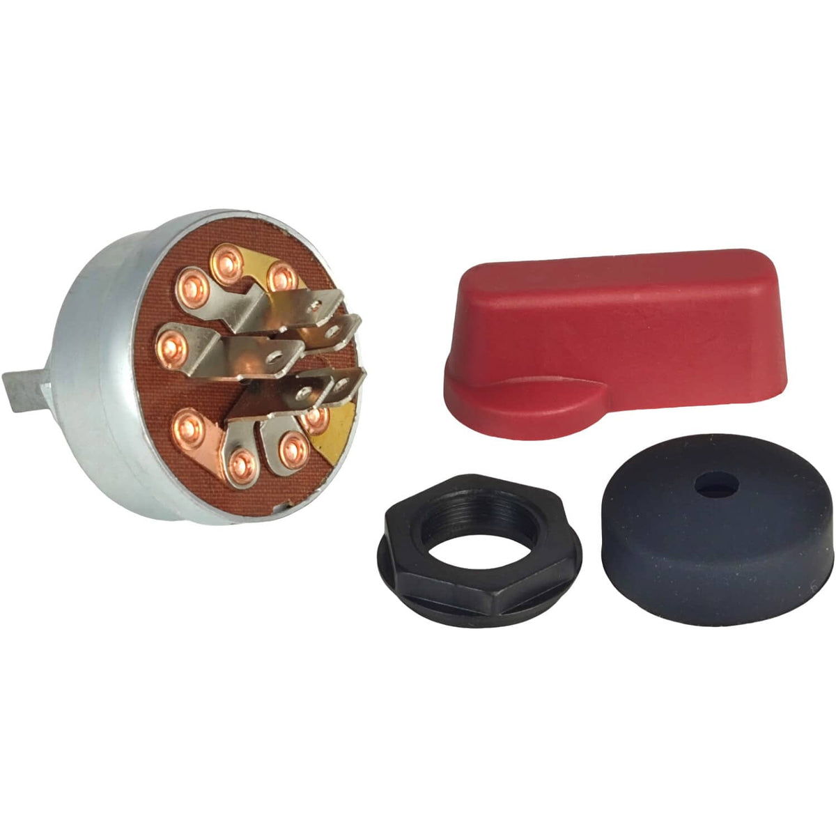 Solid Spare Ignition Switch 217680 207073 for Miller Bobcat 250 Welder 4 Post 5 Terminal