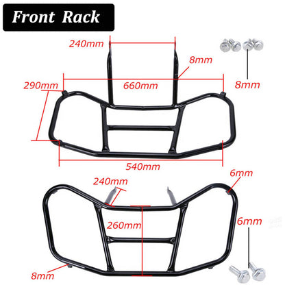 Solidspare For Honda TRX 250 Recon 2005-2025 ATV New Front Rack Carrier + Front Bumper