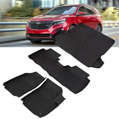 Solidspare Car Floor Mats & Cargo Trunk Liners Custom Fit for Chevrolet Equinox 2018-2024