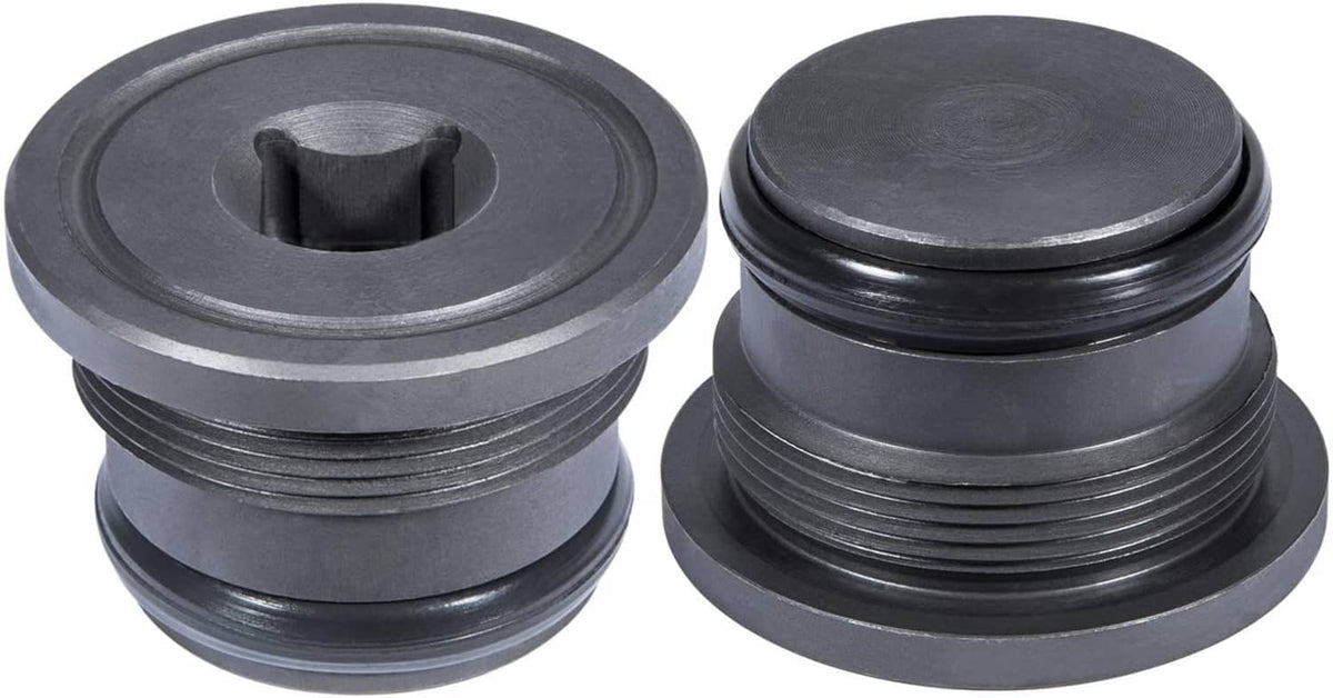Solid Spare 4C3Z-6026-CA Oil Supply Rail End Oil Gallery Plug & Seal for Ford 7.3L 1994-2003