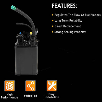 Solidspare For 2001-2004 Toyota Sequoia SR5 V8 Gas Fuel Vapor Charcoal Canister 777400C011