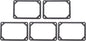 5 VALVE COVER GASKET FITS B&S 272475S 272475 21B706 21B707 21B972 21B977 28S777