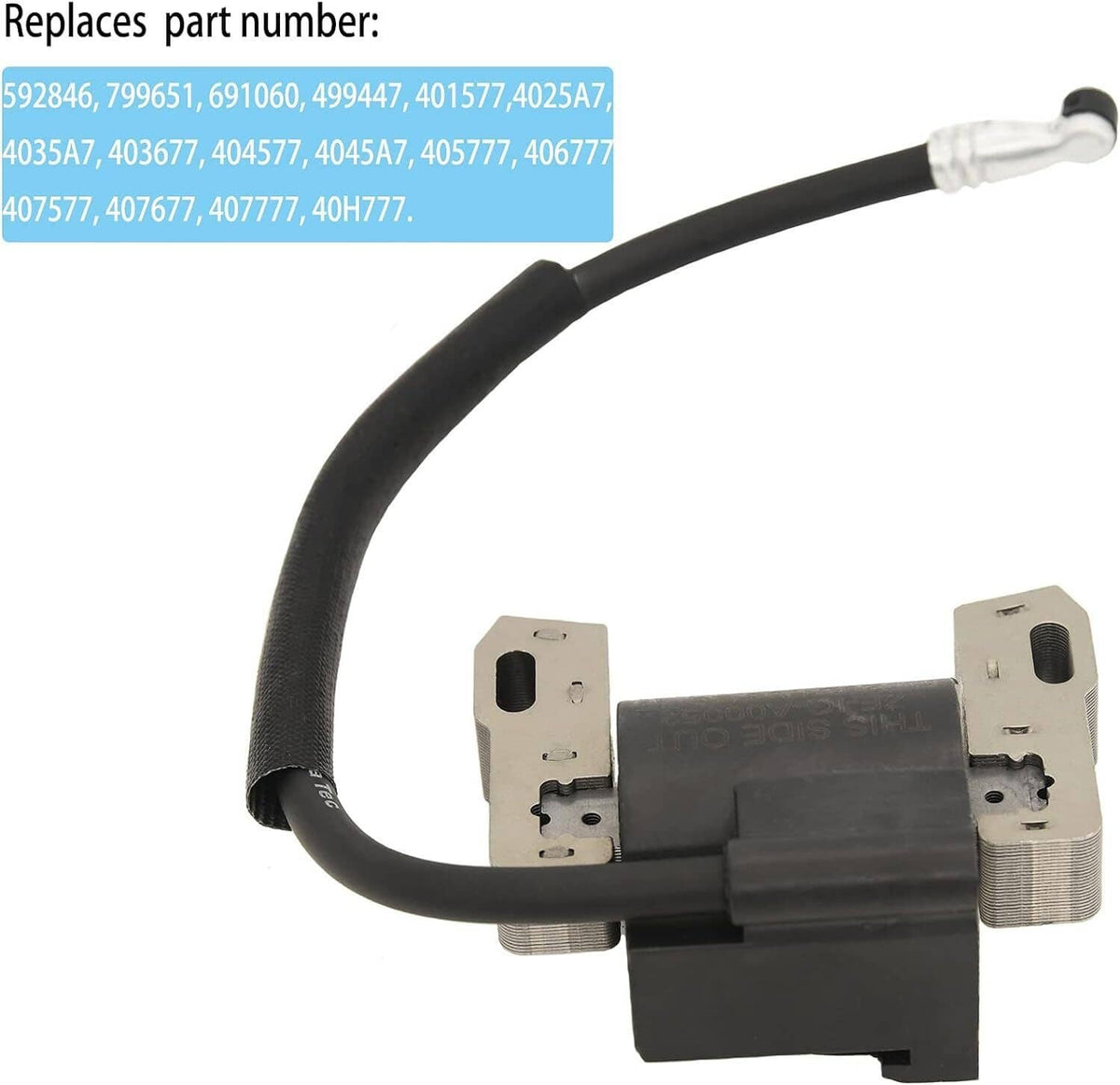Solidspare 2Pcs Ignition Coil Fits For Briggs & Stratton 446777 446877 543477 592846 691060