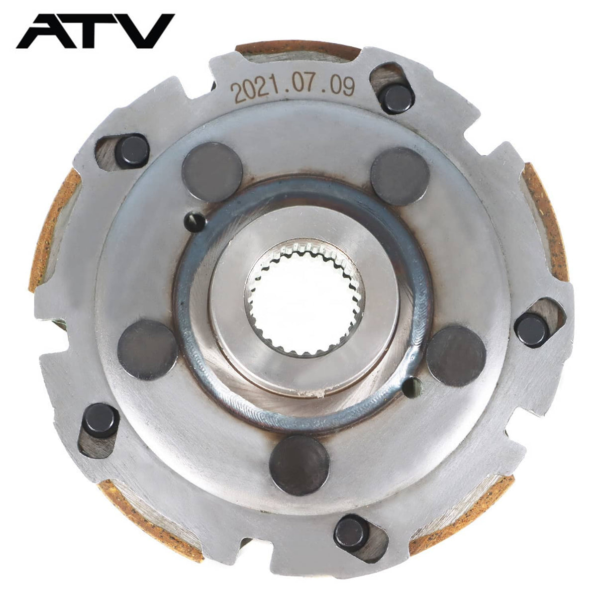 Solidspare Wet Clutch Pad Shoe gasket For Yamaha Grizzly 660 2002-2008 Rhino 660 2004-2007