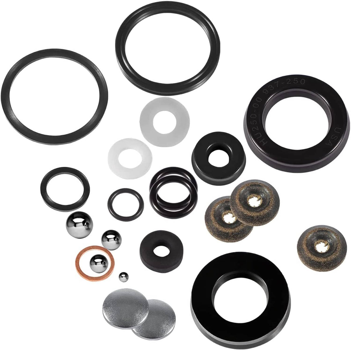 Solid Spare Floor Jack Seals Kit for Lincoln Walker Model 93642 Floor Jack Series B C E 2Ton