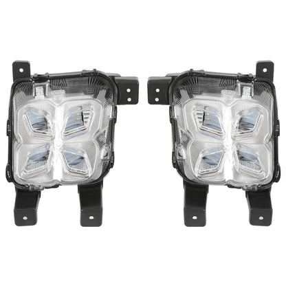 Solid Spare LED Fog Lights DRL Daytime Running Driving Lamps For Kia Sorento 2019-2020 LH+RH