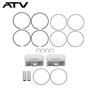 Solidspare For Polaris RZR XP 900 11-2013 / RZR 4 XP 900 2012 Cylinder Piston Kit w/ Rings