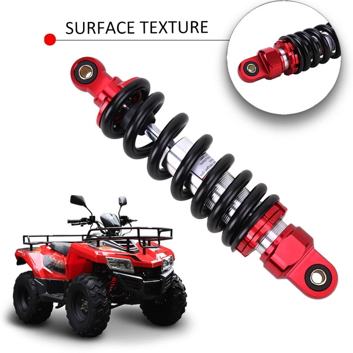 Solidspare 280mm 11" Rear Shocks Absorbers fo Pit Dirt Bike ATV Quad KLX110 TTR110 CRF110