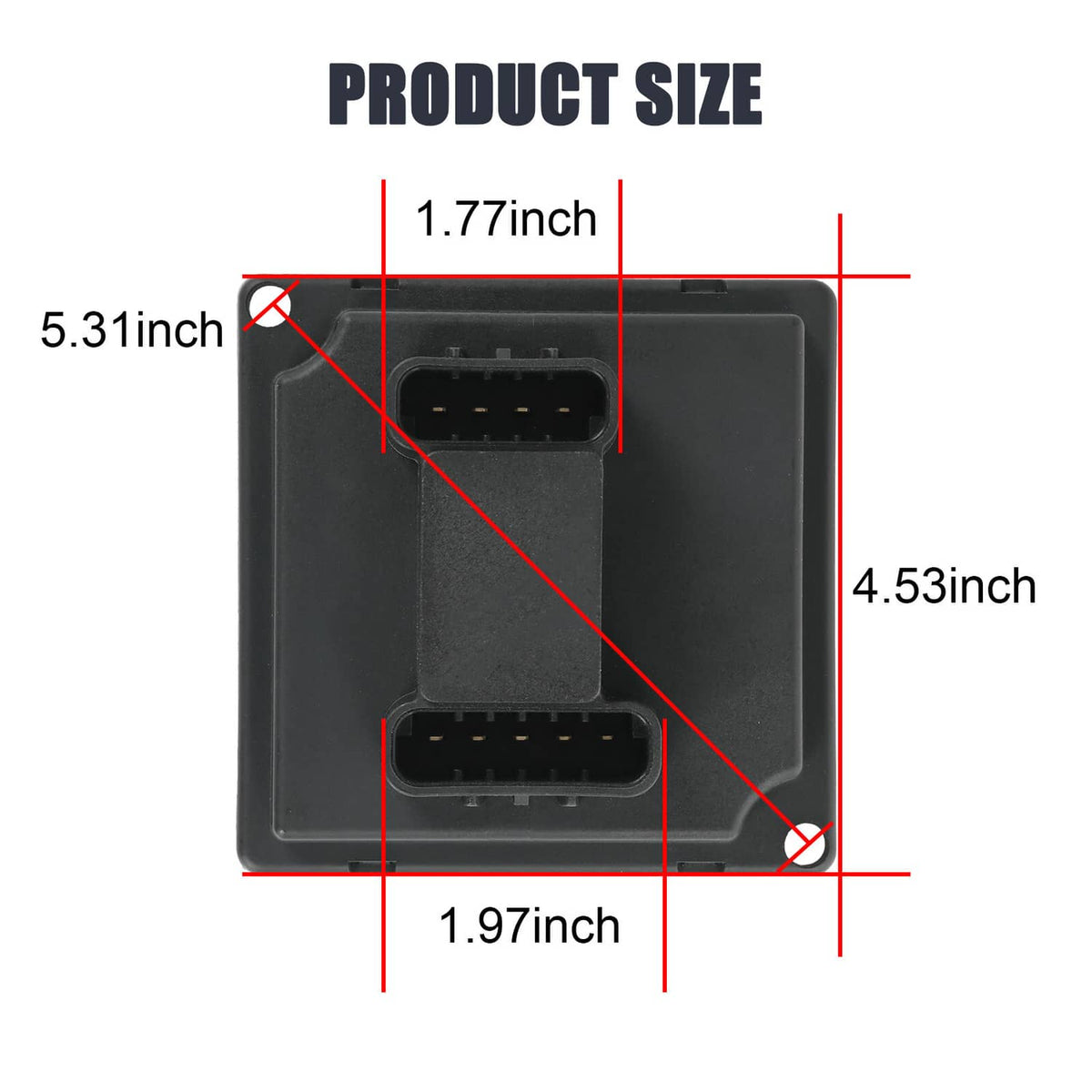 Solidspare Headlight Lamp Module Actuator Control Relay For 1997-2004 Chevrolet Corvette C5