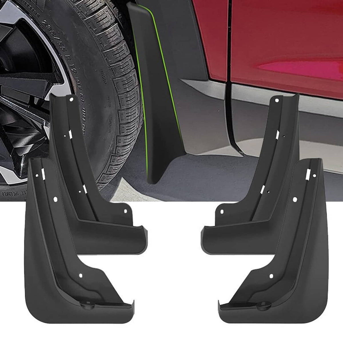 Solidspare 4x Car Splash Guards Mud Flaps Guards Accessories For 2025+ Chevrolet Equinox