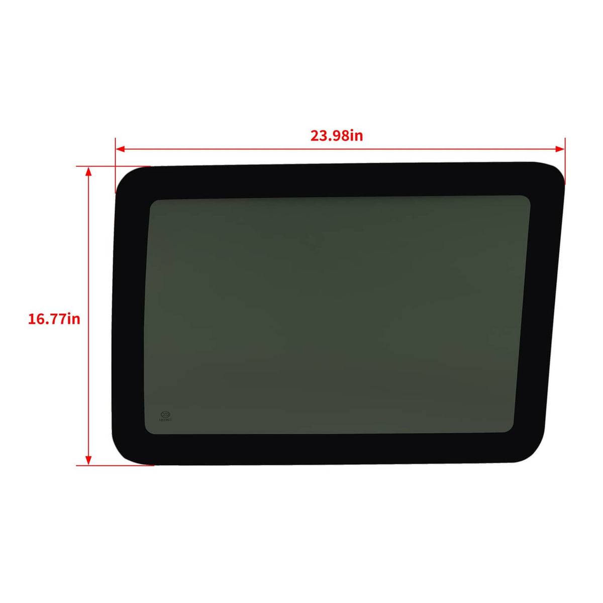 Solid Spare Fit Jeep Wrangler 2007-2010 Rear Left Driver Door Window Glass Dark Replacement