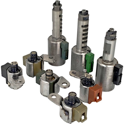Solid Spare Transmission Solenoid Valve Kit AW55-51SN Fit Volvo S60 V70 Saturn Pontiac Saab