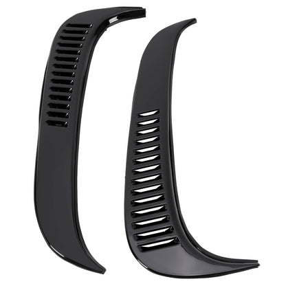 Solid Spare For Lexus LX450 /Toyota Land Cruiser 80 Rear Louver Quarter Side Window Vent Set