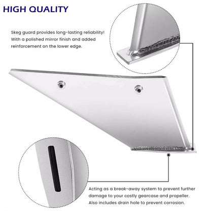 Solid Spare Safe-Skeg 27051 Skeg Guard for MerCruiser Bravo 1 & 3 1990–2023 Protection