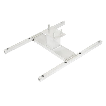 Solidspare Aluminum H-Mount Spare Tire Carrier 5-Lug Wheel, 16" Stud Spacing Trailer Mount
