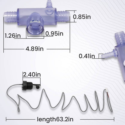 Solid Spare 2560-040 Flow Switch Replacement Part Kit for Sundance Spas and Jacuzzi Hot Tub