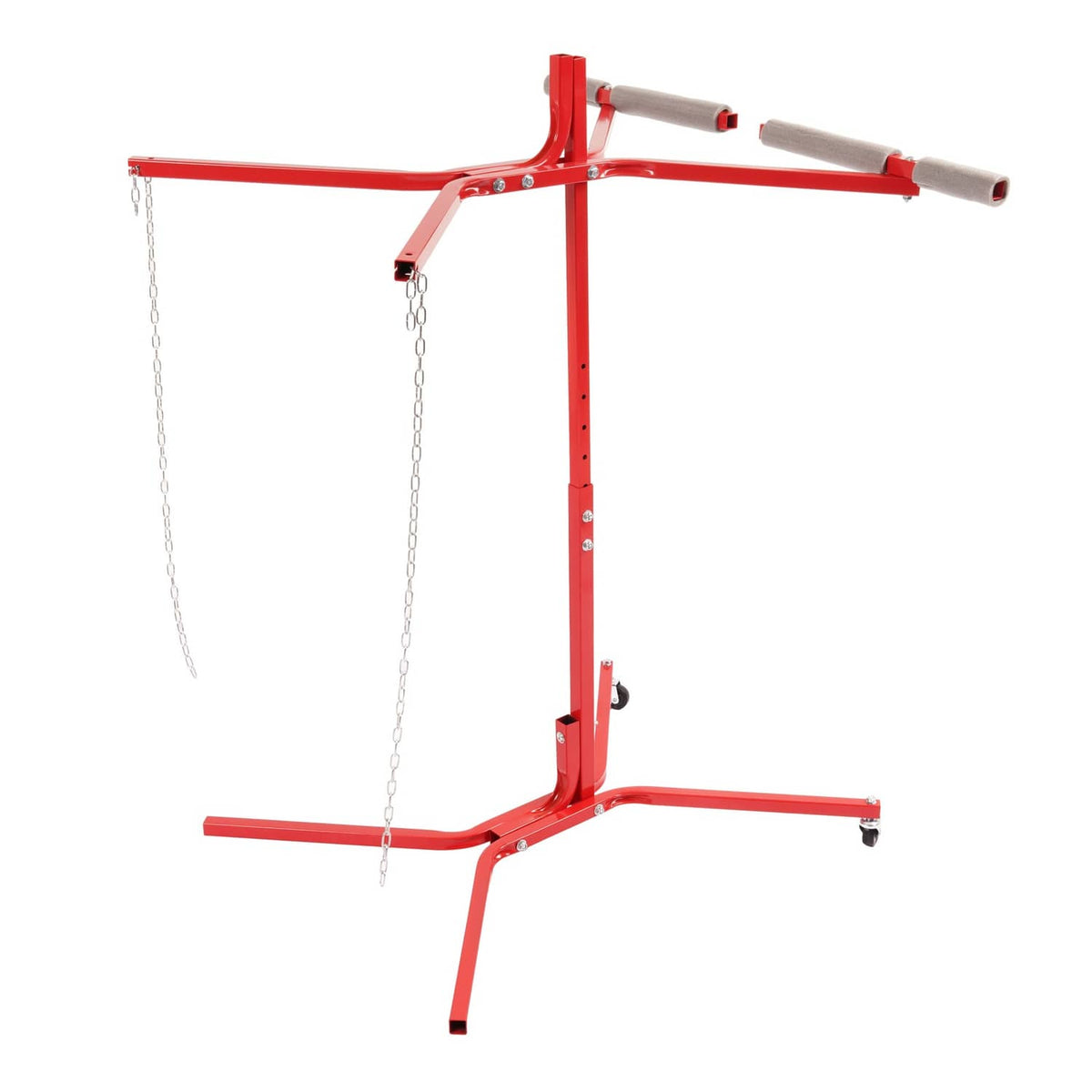 Solid Spare 50'' Bumper Tree Auto Body Door Fender Panel Paint Rack Adjustable Work Stand