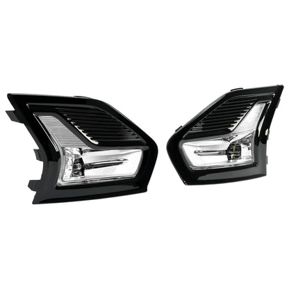 Solid Spare For Ford Fusion 2019-2020 LED Fog Lights Driving Lamps w/Bezel Wiring Left+Right